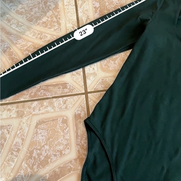 Old Navy Green Bodysuit Top with Scoop Neck - Picture 8 of 11
